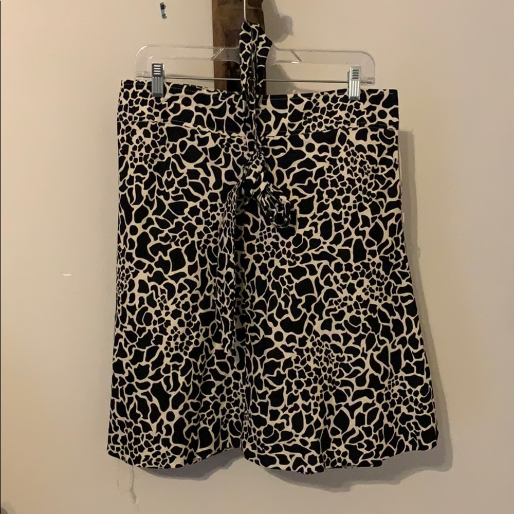 Giraffe Print Skirt
